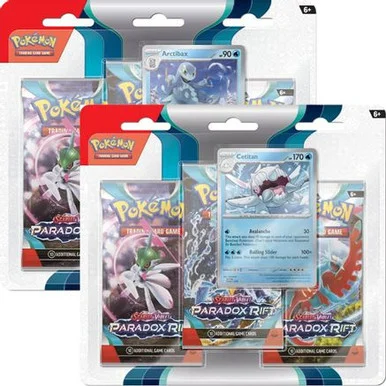 Pokemon 85403: S&V4: Paradox Rift: 3pk Blister