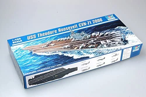 USS Theodore Roosevelt Aircraft Carrier CVN-71 2006, 1:700 Scale Model Kit