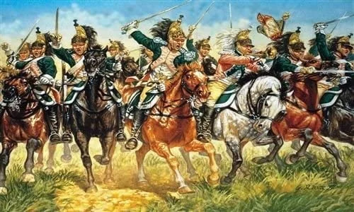 Napoleonic Wars French Dragoons 1805 - 1815 1/72 Scale Plastic Figures