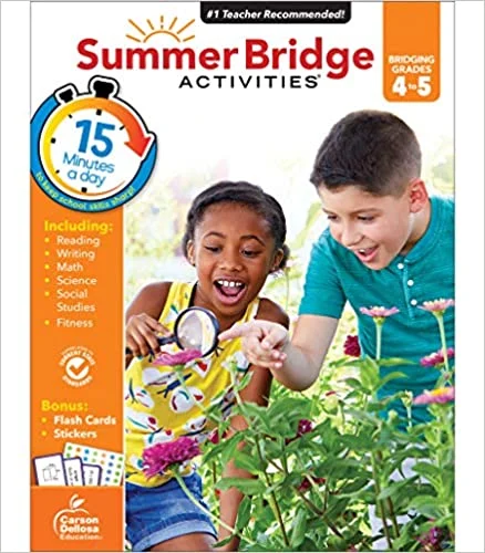 Summer Bridge Activities Workbook Grade 4-5 Paperback
