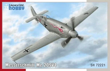 Special Hobby 72221 Messerschmitt Me-209-V4 Fighter 1/72 Scale Model Kit