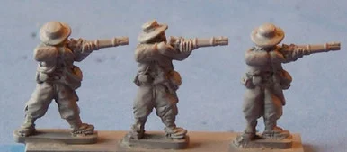 PIG020036 - STRAW BOATER ZOUAVES FIRINGRESCULPTS
