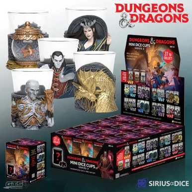 Dungeons & Dragons: Mini Dice Cups Series 2 - Sirius Dice - SID