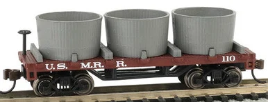 Bachmann 15554 N Old-Time Water Tank Car - U.S. Military RR #110
