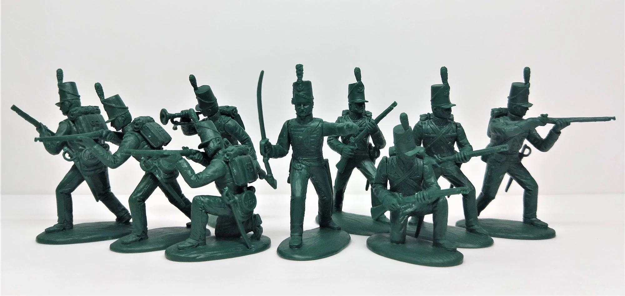 Napoleonic Wars British 95th Rifles 1803 –1815, 54 mm (1/32) Scale Plastic Figures - Expeditionary Force