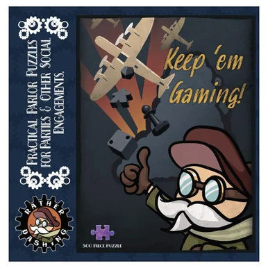 Rather Dashing Games PZ03 Keep `Em Gaming 500 Piece Jigsaw Puzzle