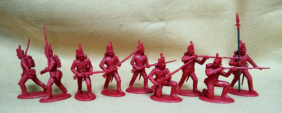 Napoleonic Wars British Line Infantry (Centre Company) 1803 – 1815, 54 mm (1/32) Scale Plastic Figures - Expeditionary Force