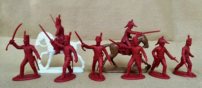 Napoleonic Wars British Infantry Officers (Line, Light, & Marines) 1803 –1815, 54 mm (1/32) Scale Plastic Figures - Expeditionary Force