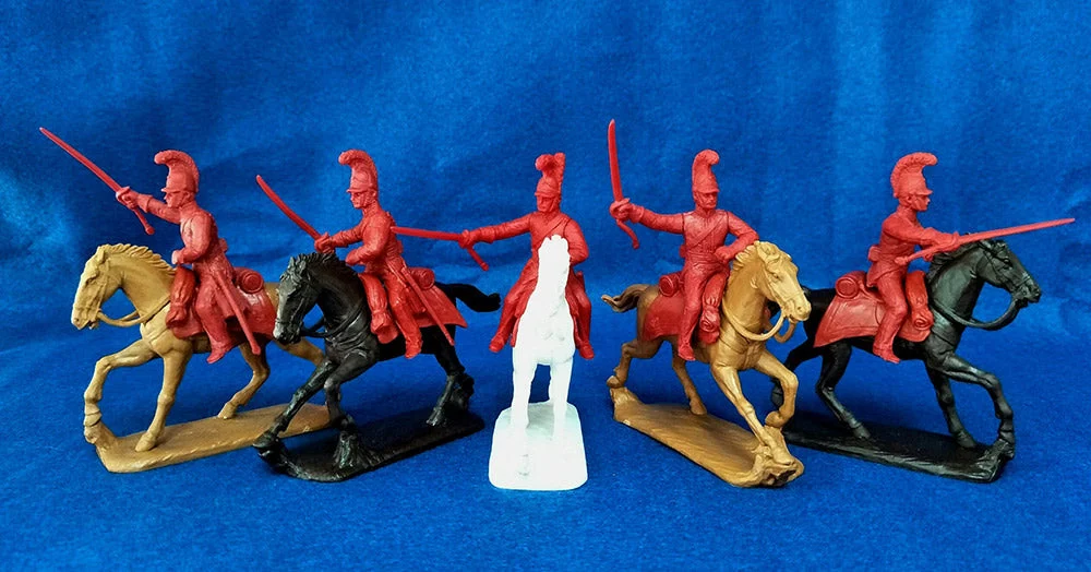 Napoleonic Wars British Life Guards Cavalry 1803 –1815, 54 mm (1/32) Scale Plastic Figures - Expeditionary Force