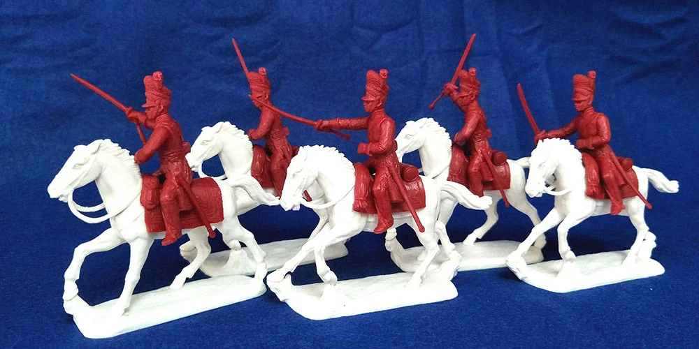 Napoleonic Wars British Scots Greys Cavalry 1803 –1815, 54 mm (1/32) Scale Plastic Figures - Expeditionary Force