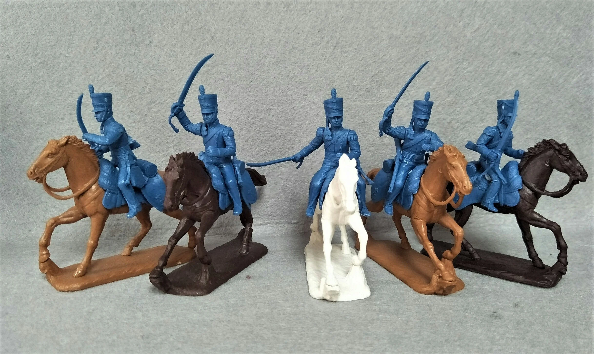 Napoleonic Wars British Light Dragoons 1812–1815, 54 mm (1/32) Scale Plastic Figures - Expeditionary Force