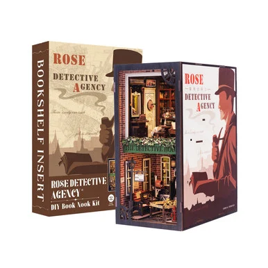 CuteBee SZ02B Rose Detective Agency DIY Book Nook - Maistro