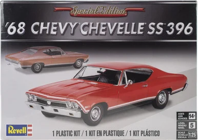 Revell 85-4445 1968 Chevelle SS 396 1/25 Scale Model Kit