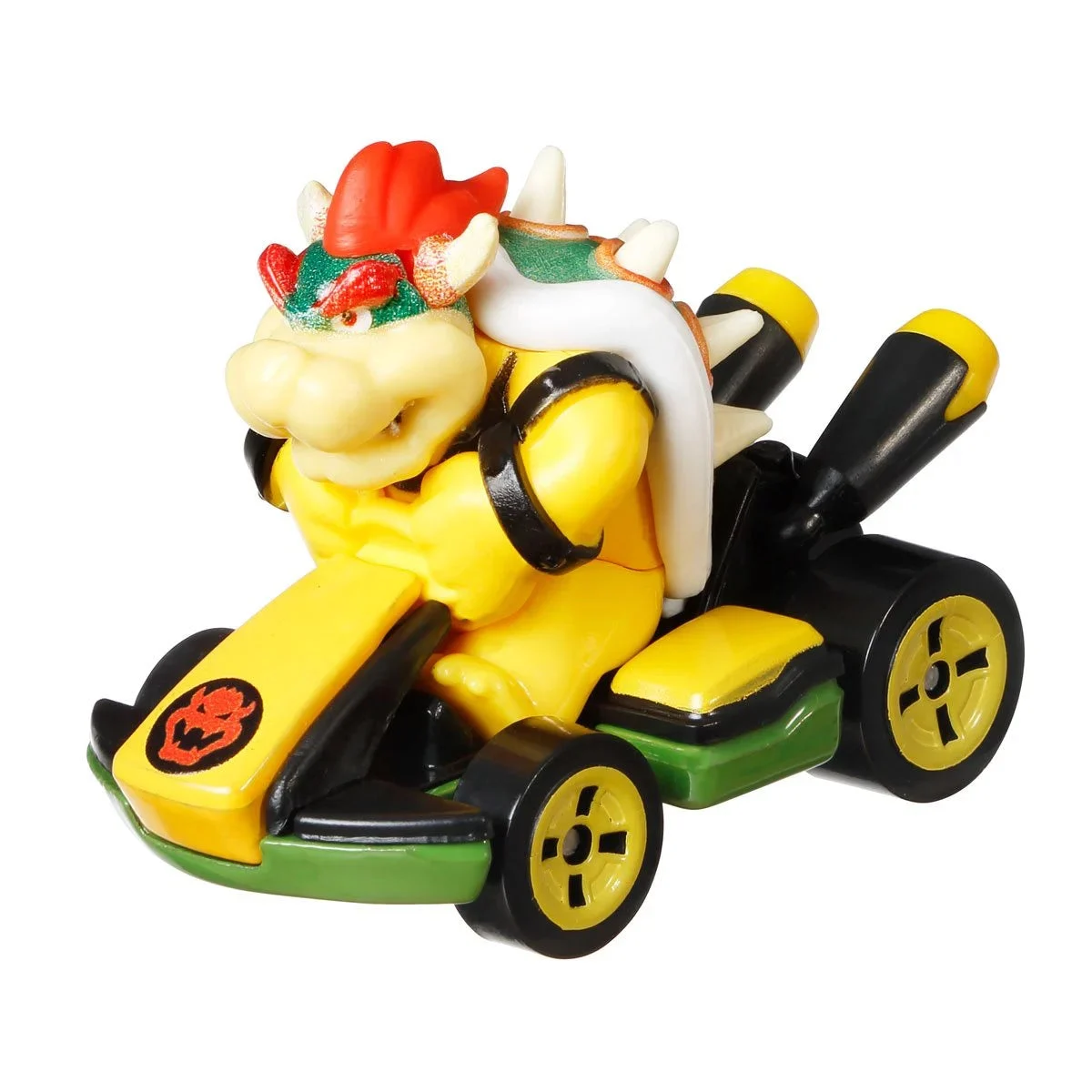 Hot Wheels Mario Kart – Bowser Standard Kart 1/64 Scale Diecast Car - Mattel