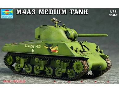 Trumpeter 7224 1/72 US M4A3 Tank