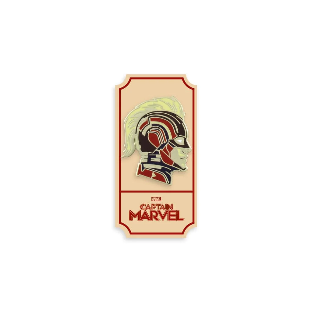 Captain Marvel Enamel Pin - Matt Taylor