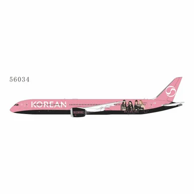 Korean Air 787-10 Dreamliner Reg: HL8816 BlackPink 56034 Scale 1:400