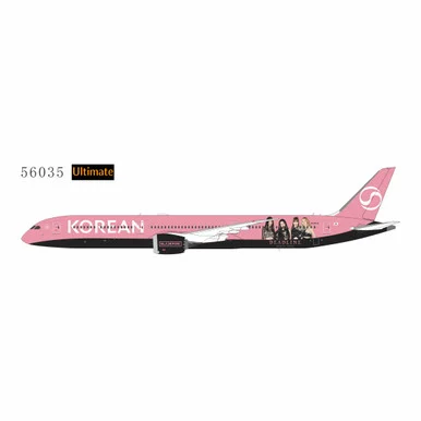 Korean Air 787-10 Dreamliner Reg: HL8816 BlackPink 56035 Scale 1:400