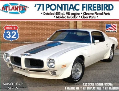 Atlantis Models M2009 1971 Pontiac Firebird 1/32 Scale Model Kit