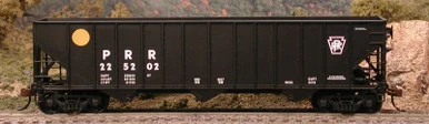 Bowser 43217 HO 100 Ton Hopper Pennsylvania Yellow Dot #226188 RTR - Bowser Manufacturing