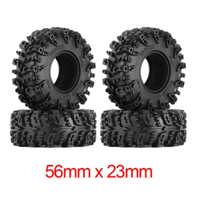 INJORA YQT-1021 1.0" Swamp Claw M/T Tires 56mm*23mm