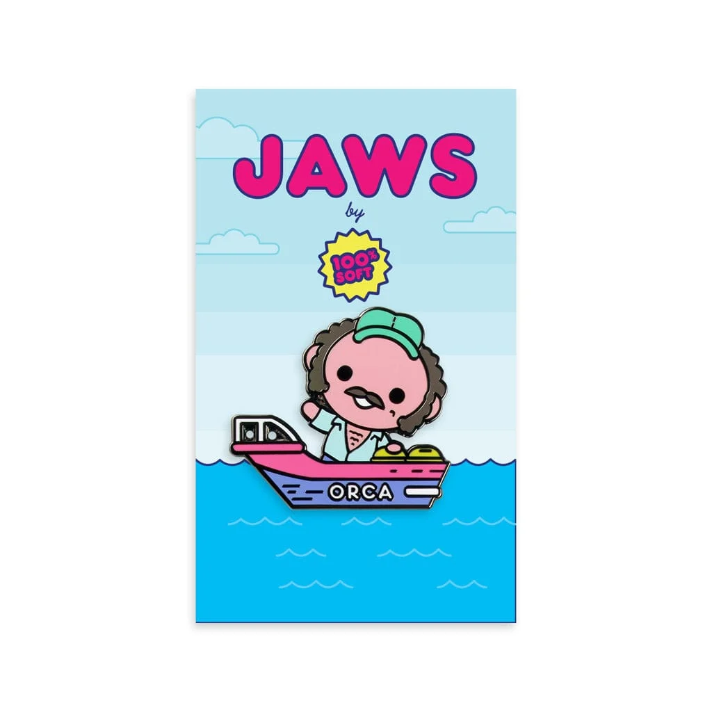 Jaws – Quint Enamel Pin - 100% Soft