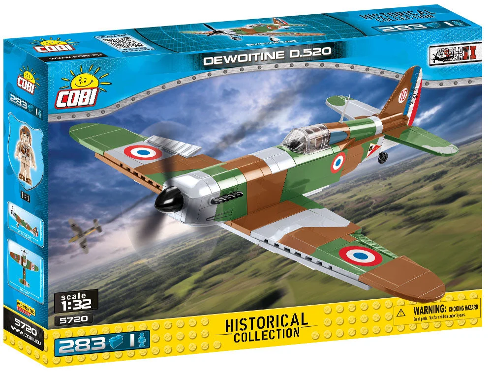 Dewoitine D.520, 283 Piece Block Kit - Cobi