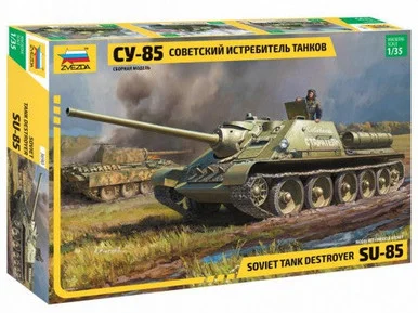 Zvezda 3690 1/35 Soviet SU85 Tank Destroyer - Zvezda Models