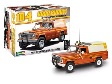 Revell 14568 '79 Jeep J-10 Pickup w/ Camper Top 1/25 Scale Model Kit