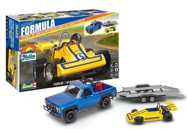 Revell 14581 '78 Chevy Off-road 4x4 w/ Malibu Grand Prix Virage 1/25 Scale Model Kit