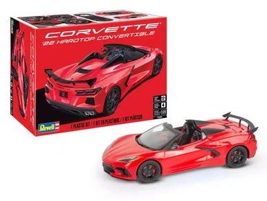 Revell 14583 '22 Corvette Hardtop Convertible 1/25 Scale Model Kit - Revell Monogram