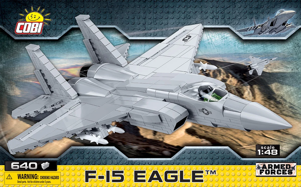 Boeing F-15 Eagle 640 Piece Block Kit