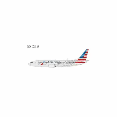 American Airlines Boeing 737-800 Reg: N840NN "100th Anniversary" 58259 Scale 1:400
