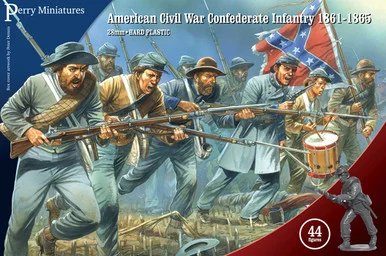 ACW80 AMERICAN CIVIL WAR CONFEDERATE INFANTRY 1861 - 65