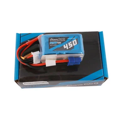 Gens Ace GEA4504S45E2 14.8V, 450mAh 4S Lipo, EC2 plug