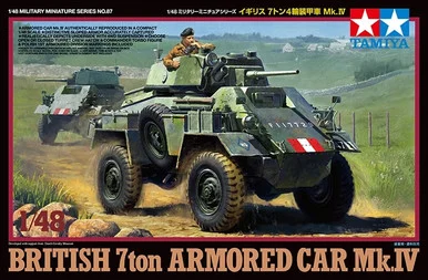 1/48 British 7ton Armored Car Mk.IV Plastic Model - TAM32587