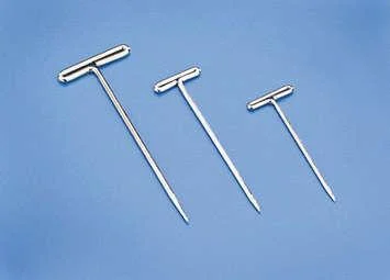 Dubro Products 254 T-Pins, Nickel Plated, 1-1/2" (100)