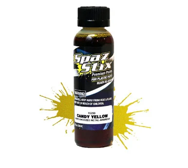 Spaz Stix 15250 Candy Yellow Airbrush Paint 2oz