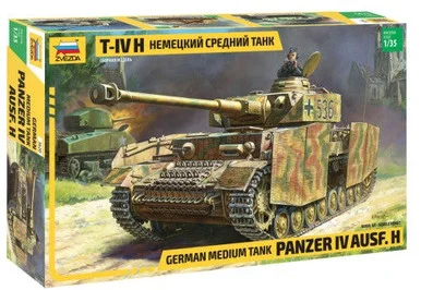 Zvezda 3620 1/35 German Panzer IV Ausf H Medium Tank - Zvezda Models