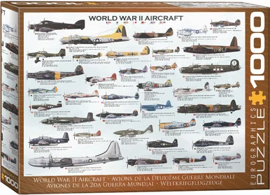 EuroGraphics 6000-0075 World War II Aircraft 1000-Piece Puzzle