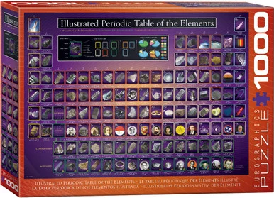 EuroGraphics 6000-0258 Illustrated Periodic Table of the Elements 1000-Piece Puzzle
