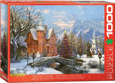 EuroGraphics 6000-0669 Holiday Lights by Dominic Davison 1000-Piece Puzzle