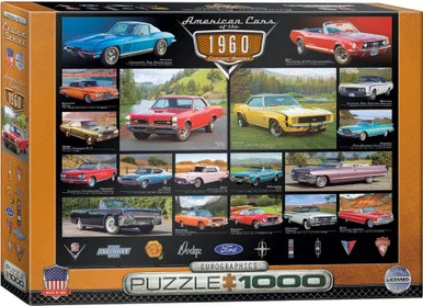 Eurographics 6000-0677 American Cars of the 1960s 1000 Piece Puzzle