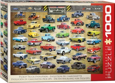 Eurographics 6000-0681 Pickup Truck Evolution 1000 Piece Jigsaw Puzzle