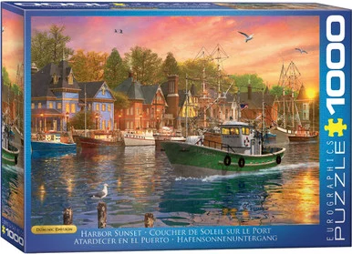 Eurographics 6000-0969 Harbor Sunset 1000 Piece Puzzle