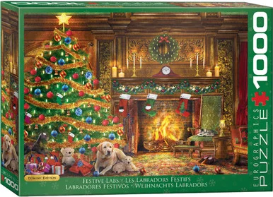 EuroGraphics 6000-0974 Festive Labs by Dominic Davison 1000-Piece Puzzle