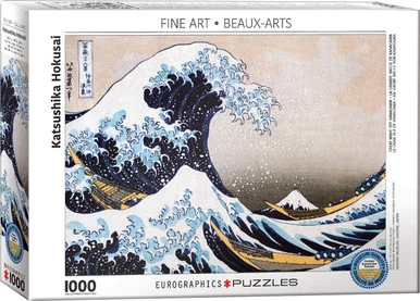 EuroGraphics 6000-1545 Great Wave of Kanagawa by Katsushika Hokusai 1000-Piece Puzzle