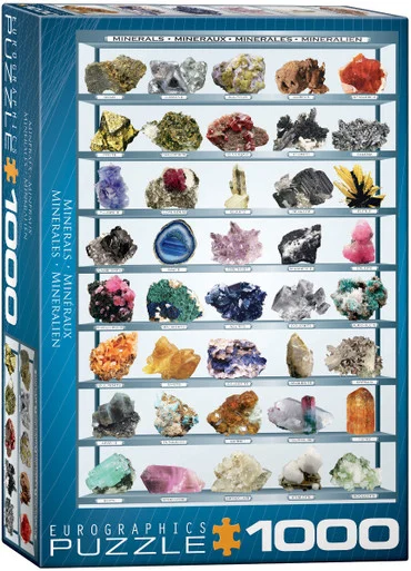 Eurographics 6000-2008 Minerals 1000 Piece Jigsaw Puzzle