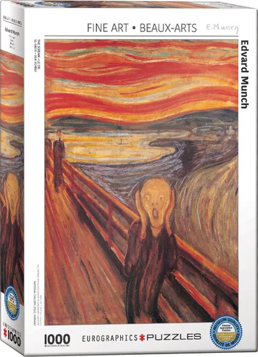 EuroGraphics 6000-4489 The Scream by Edvard Munch 1000-Piece Puzzle