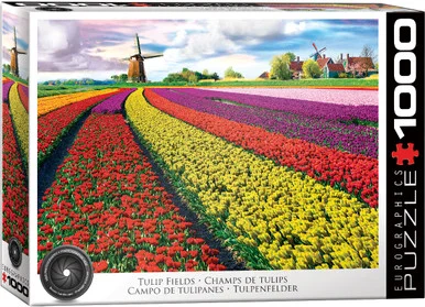 EuroGraphics 6000-5326 Tulip Field - Netherlands 1000-Piece Puzzle